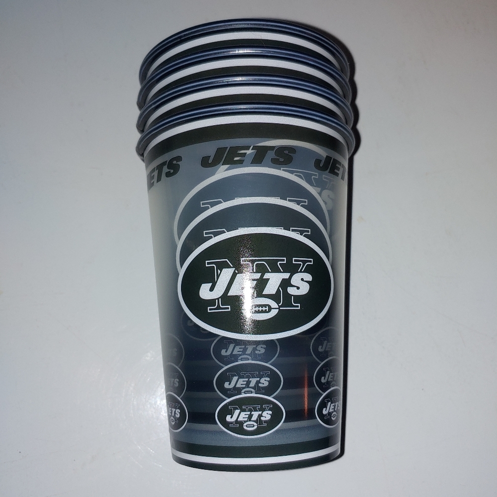 4-Pack NJ Jets Tailgate Cups